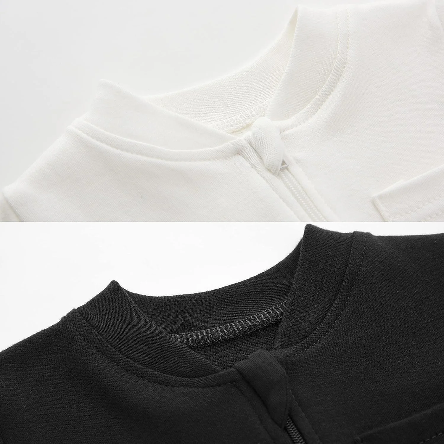 لباس خواب پا دار نوزادی унисекс BINIDUCKLING، بسته 2 عددی، لباس های یکسره نخی و راحت، مناسب نوزاد پسر و دختر، 0-12 ماه لباس خواب پا دار نوزادی унисекс BINIDUCKLING، بسته 2 عددی، لباس های یکسره نخی و راحت، مناسب نوزاد پسر و دختر، 0-12 ماه