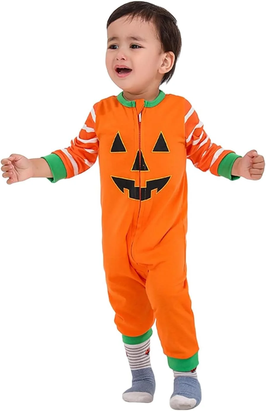 ست لباس خواب هالووین خانوادگی CheJooe، لباس خواب های سرهمی طرح کدو تنبل خنده دار، لباس شب و لباس راحتی تعطیلات برای مردان/زنان/کودکان ست لباس خواب هالووین خانوادگی CheJooe، لباس خواب های سرهمی طرح کدو تنبل خنده دار، لباس شب و لباس راحتی تعطیلات برای مردان/زنان/کودکان