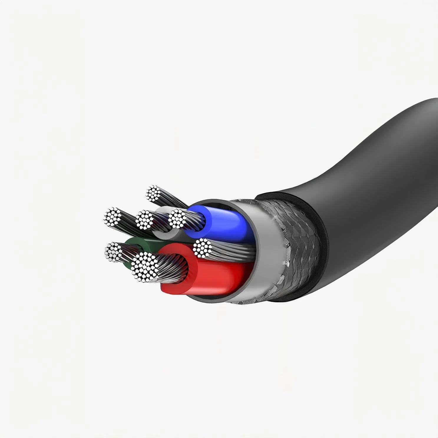 یوگرین - US300 - کابل USB-C/USB-C با سرعت 480 مگابیت بر ثانیه 5 آمپر 2 متری - مشکی