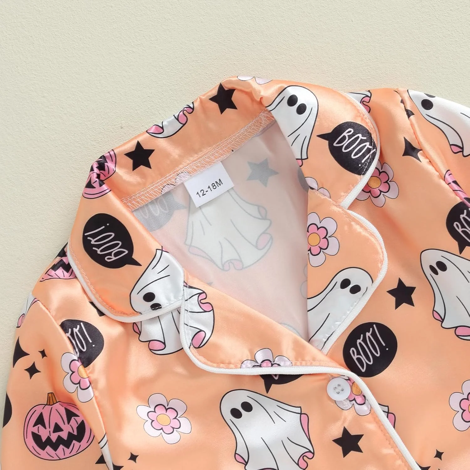 ست پیژامه ساتن دخترانه Nicoxijia، آستین بلند، دکمه دار، بلوز و شلوار راحتی، لباس خواب ست پیژامه ساتن دخترانه Nicoxijia، آستین بلند، دکمه دار، بلوز و شلوار راحتی، لباس خواب