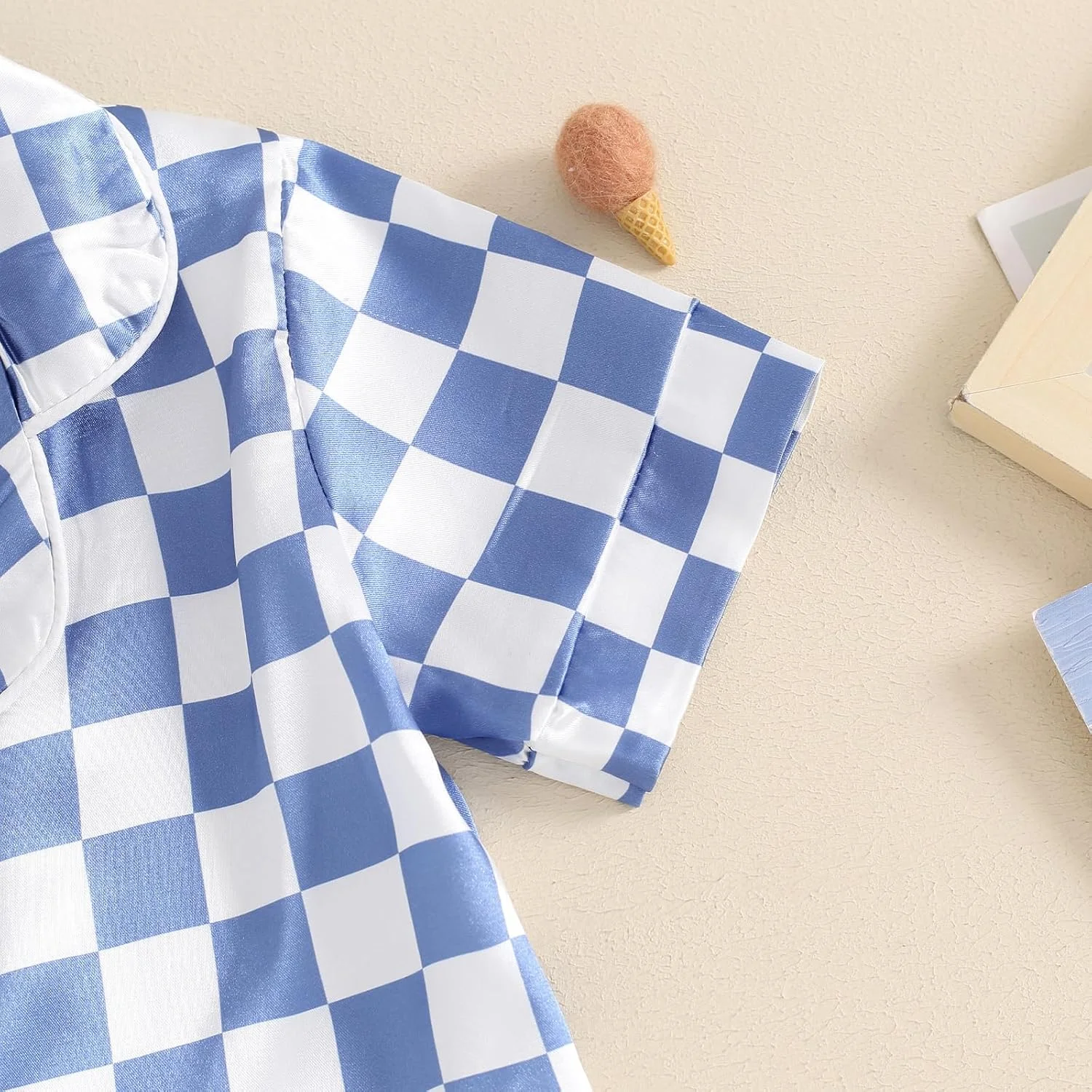 ست پیژامه دخترانه نوکپسدسیبی با طرح گل، آستین کوتاه، دکمهدار، شامل پیراهن و شورت، لباس راحتی بچگانه دو تکه ست پیژامه دخترانه نوکپسدسیبی با طرح گل، آستین کوتاه، دکمهدار، شامل پیراهن و شورت، لباس راحتی بچگانه دو تکه