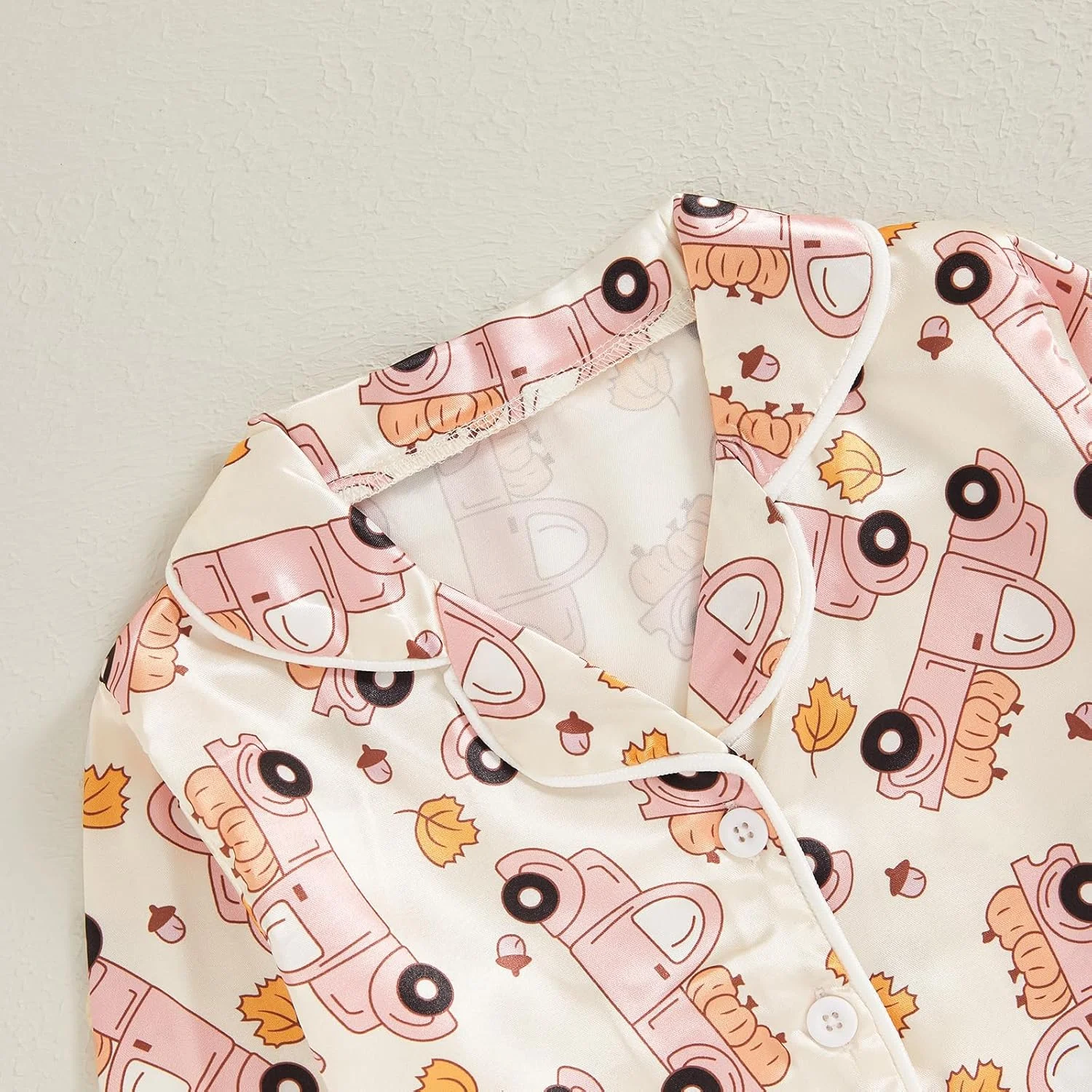 لباس خواب هالووین بچگانه Nokpsedcb، پیژامه پسرانه دخترانه، بلوز آستین بلند دکمه دار و شلوار راحتی لباس خواب هالووین بچگانه Nokpsedcb، پیژامه پسرانه دخترانه، بلوز آستین بلند دکمه دار و شلوار راحتی