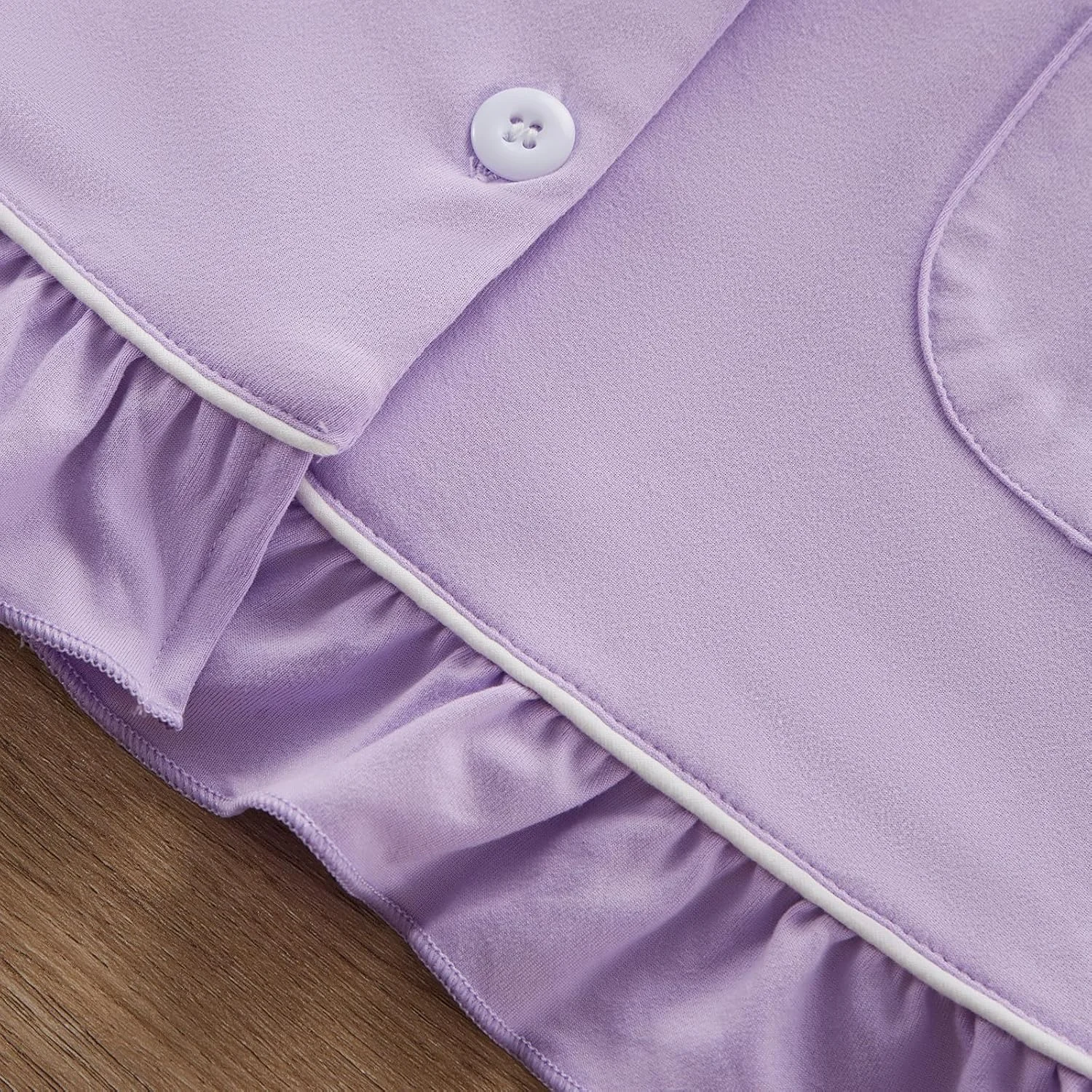 ست پیژامه دخترانه دکمه دار آستین بلند لباس خواب لباس راحتی مناسب دختران کوچک 18-24 ماه 2T 3T 4T 5T 5-6 سال ست پیژامه دخترانه دکمه دار آستین بلند لباس خواب لباس راحتی مناسب دختران کوچک 18-24 ماه 2T 3T 4T 5T 5-6 سال