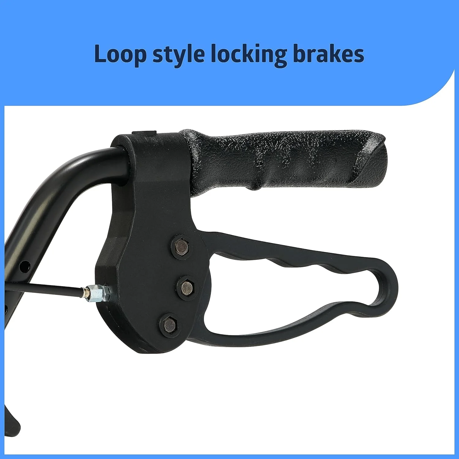 رولیتور فولادی سنگین وزن Medline Bariatric با تحمل وزن تا 227 کیلوگرم، واکر چرخدار قوی و راحت با چرخ های 8 اینچی