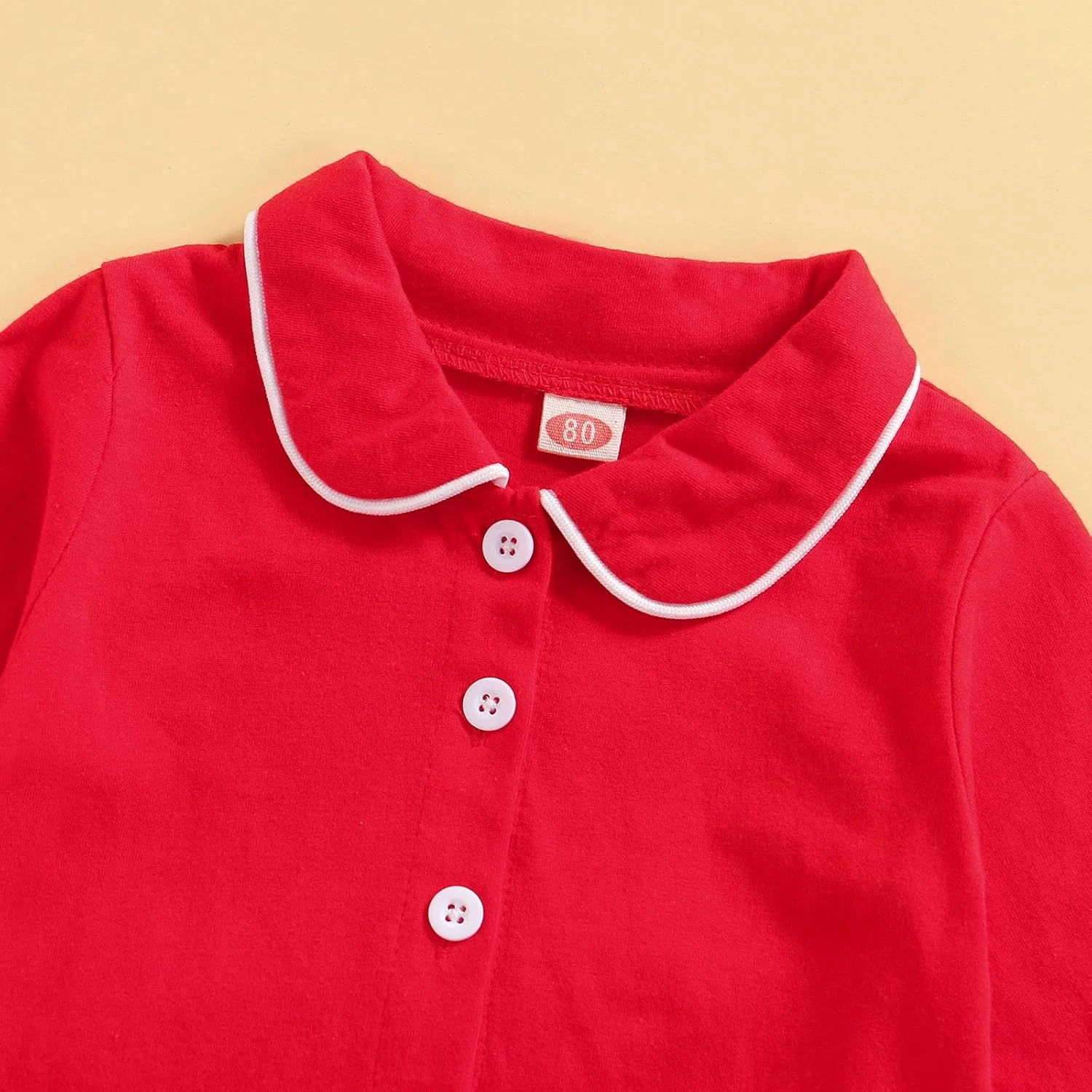 ست لباس خواب بچگانه Qianderer پسرانه دخترانه، پیراهن دکمه دار آستین بلند و شلوار، لباس خواب، لباس شب، لباس راحتی، لباس خانگی ست لباس خواب بچگانه Qianderer پسرانه دخترانه، پیراهن دکمه دار آستین بلند و شلوار، لباس خواب، لباس شب، لباس راحتی، لباس خانگی