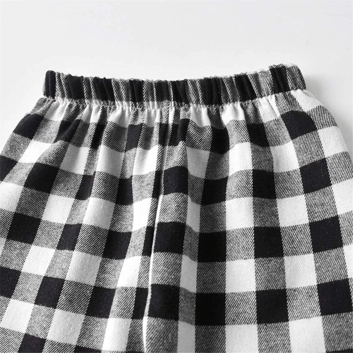 QZH.DUAO لباس خواب کریسمس چهارخانه تعطیلات بچه گانه، ست لباس خواب پسرانه و دخترانه دکمه دار فلانل QZH.DUAO لباس خواب کریسمس چهارخانه تعطیلات بچه گانه، ست لباس خواب پسرانه و دخترانه دکمه دار فلانل