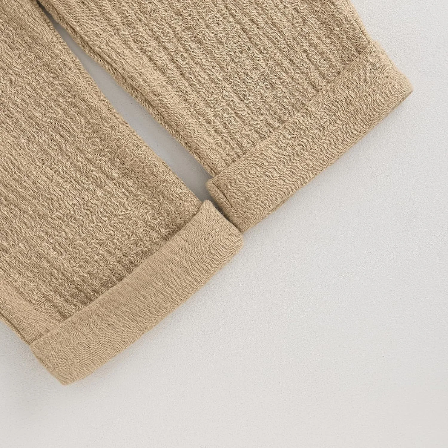 ست لباس پسرانه موسلینی Yassiglia، لباس پاییزی دو تکه برای کودکان، شامل پیراهن آستین بلند و شلوار نرم ست لباس پسرانه موسلینی Yassiglia، لباس پاییزی دو تکه برای کودکان، شامل پیراهن آستین بلند و شلوار نرم