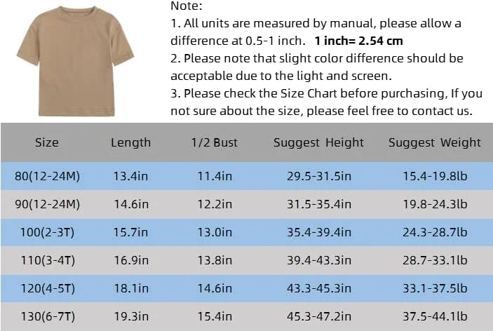 ZFTTZYMX تی شرت های آستین کوتاه یقه گرد پسرانه و دخترانه، لباس های غیر رسمی، تاپ های پنبه ای تابستانی برای کودکان نوپا ZFTTZYMX تی شرت های آستین کوتاه یقه گرد پسرانه و دخترانه، لباس های غیر رسمی، تاپ های پنبه ای تابستانی برای کودکان نوپا