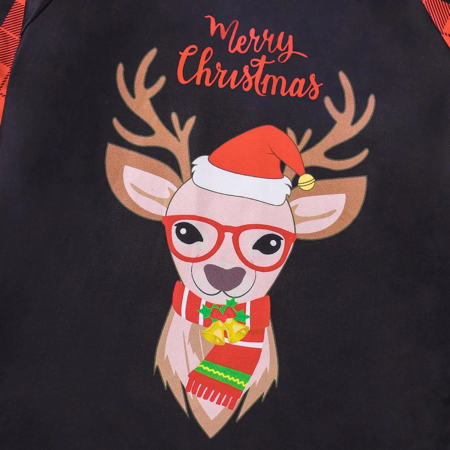 Weixinbuy ست لباس خواب کریسمس ست های هماهنگ تاپ طرح دار خنده دار شلوار چهارخانه لباس راحتی Pjs برای مردان و زنان Weixinbuy ست لباس خواب کریسمس ست های هماهنگ تاپ طرح دار خنده دار شلوار چهارخانه لباس راحتی Pjs برای مردان و زنان