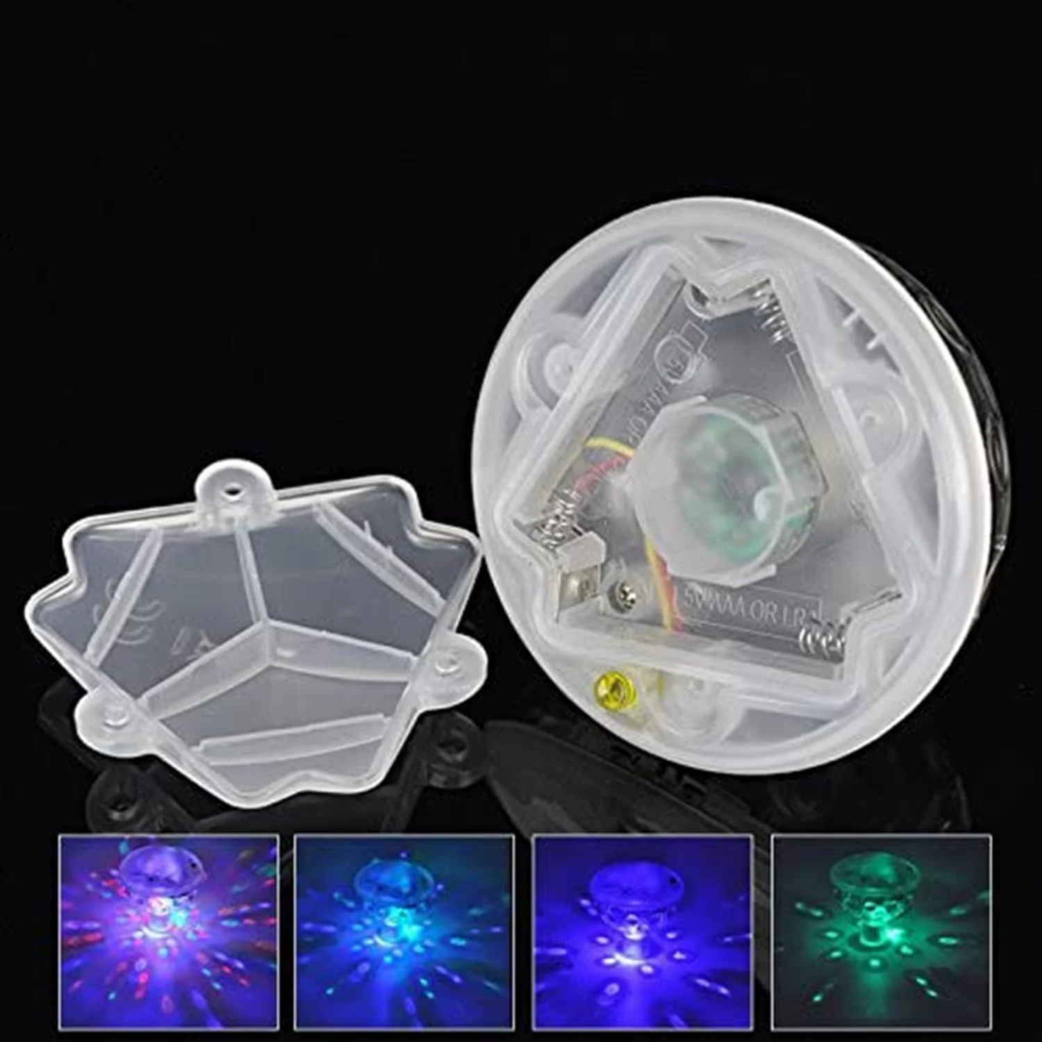 چراغ های شناور LED استخری ELECDON، چراغ زیر آب برای حمام دیسکو حوضچه اسباب بازی حمام کودک، 5 حالت رنگی متنوع با باتری برای زمان حمام، حوضچه ها، مهمانی های استخر چراغ های شناور LED استخری ELECDON، چراغ زیر آب برای حمام دیسکو حوضچه اسباب بازی حمام کودک، 5 حالت رنگی متنوع با باتری برای زمان حمام، حوضچه ها، مهمانی های استخر