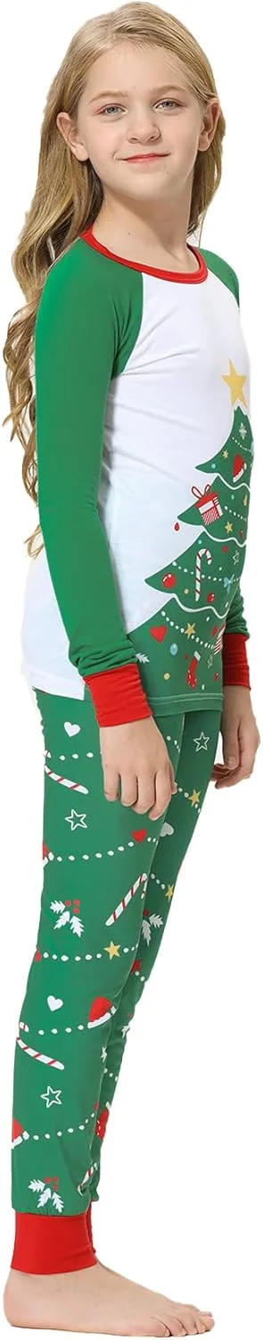 ست لباس خواب کریسمس خانوادگی VENTELAN طرح بابانوئل، لباس خواب تعطیلات کریسمس برای زوج ها و کودکان ست لباس خواب کریسمس خانوادگی VENTELAN طرح بابانوئل، لباس خواب تعطیلات کریسمس برای زوج ها و کودکان