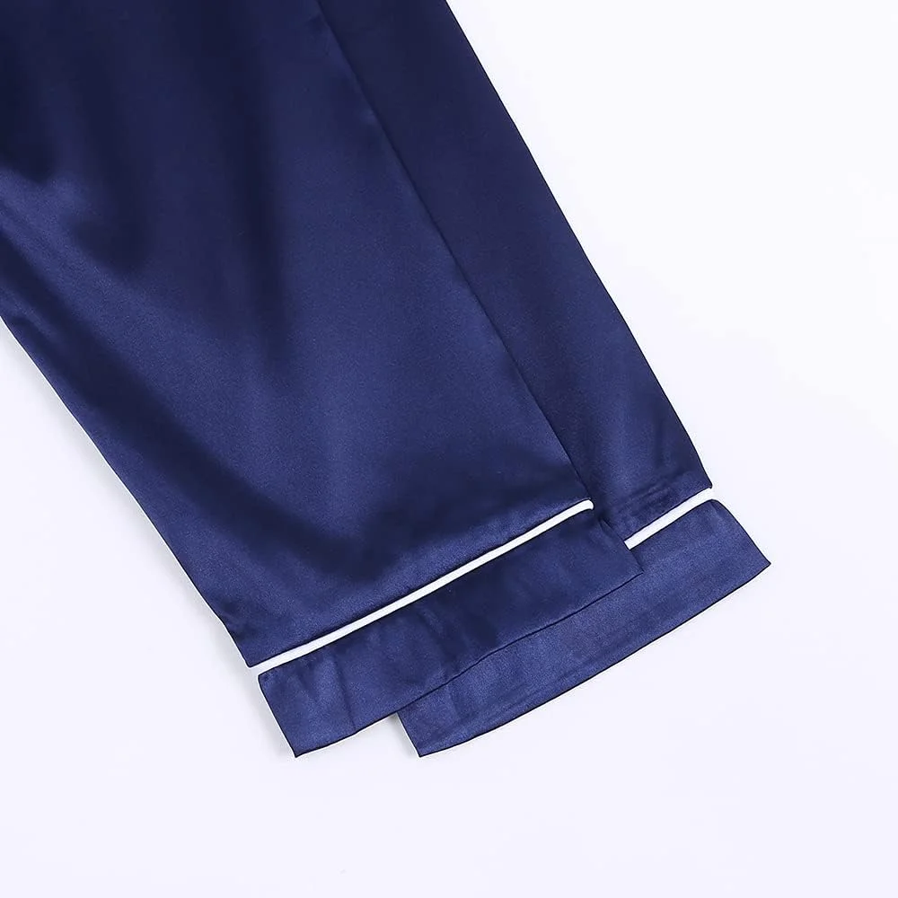 ست پیژامه ساتن ژله ای Verve برای کودکان، نوزادان، دختران و پسران، پیراهن آستین بلند دکمه دار + شلوار، لباس خواب ست پیژامه ساتن ژله ای Verve برای کودکان، نوزادان، دختران و پسران، پیراهن آستین بلند دکمه دار + شلوار، لباس خواب