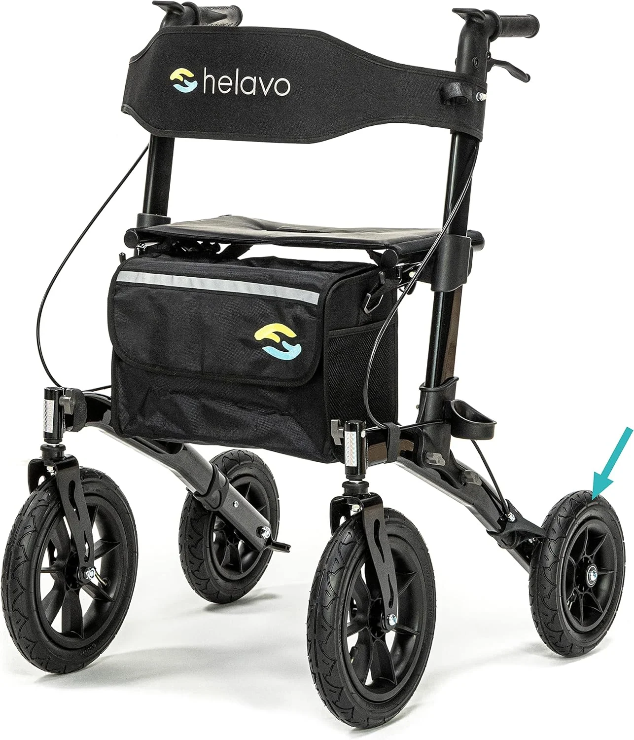 چرخ عقب جایگزین helavo برای سری واکر چرخ دار H1040