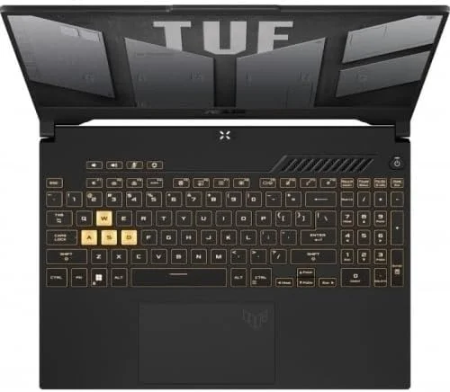 لپ تاپ گیمینگ ایسوس TUF Gaming F15، صفحه نمایش 15.6 اینچی FHD 144 هرتز، کارت گرافیک GeForce RTX 3050 4GB، پردازنده Intel Core i5-12500H، رم 16 گیگابایتی، SSD 1 ترابایتی، کیبورد RGB تک منطقه ای، Wi-Fi 6، ویندوز 11، خاکستری Jaegar