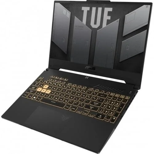 لپ تاپ گیمینگ ایسوس TUF Gaming F15، صفحه نمایش 15.6 اینچی FHD 144 هرتز، کارت گرافیک GeForce RTX 3050 4GB، پردازنده Intel Core i5-12500H، رم 16 گیگابایتی، SSD 1 ترابایتی، کیبورد RGB تک منطقه ای، Wi-Fi 6، ویندوز 11، خاکستری Jaegar