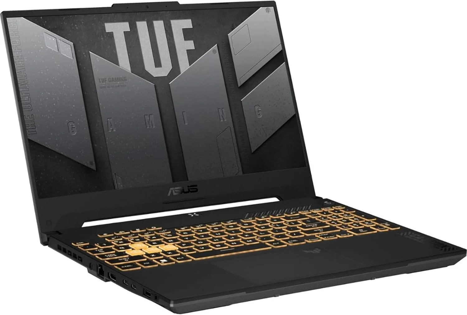 لپ تاپ گیمینگ ایسوس TUF با کارت گرافیک RTX 4070 MUX 140W - پردازنده i7-13620H - صفحه نمایش 15.6 اینچی FHD IPS با پوشش 100% sRGB - کیبورد با نور پس زمینه RGB - رم 64 گیگابایتی - حافظه SSD PCIe 4 ترابایتی - G-SYNC - وب کم - پد موس - 2024