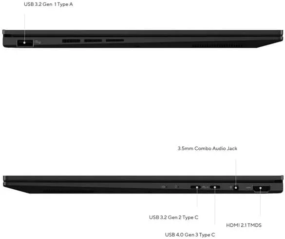 لپ تاپ 14 اینچی ASUS Zenbook، صفحه نمایش لمسی OLED WUXGA، پردازنده AMD Ryzen 7 8840HS هشت هسته ای، گرافیک AMD Radeon، رم 16 گیگابایتی LPDDR5، حافظه SSD 512 گیگابایتی، صفحه کلید با نور پس زمینه، Wi-Fi 6E، دوربین 1080p، ویندوز 11 هوم، همراه با USB 32 گیگابایتی COU
