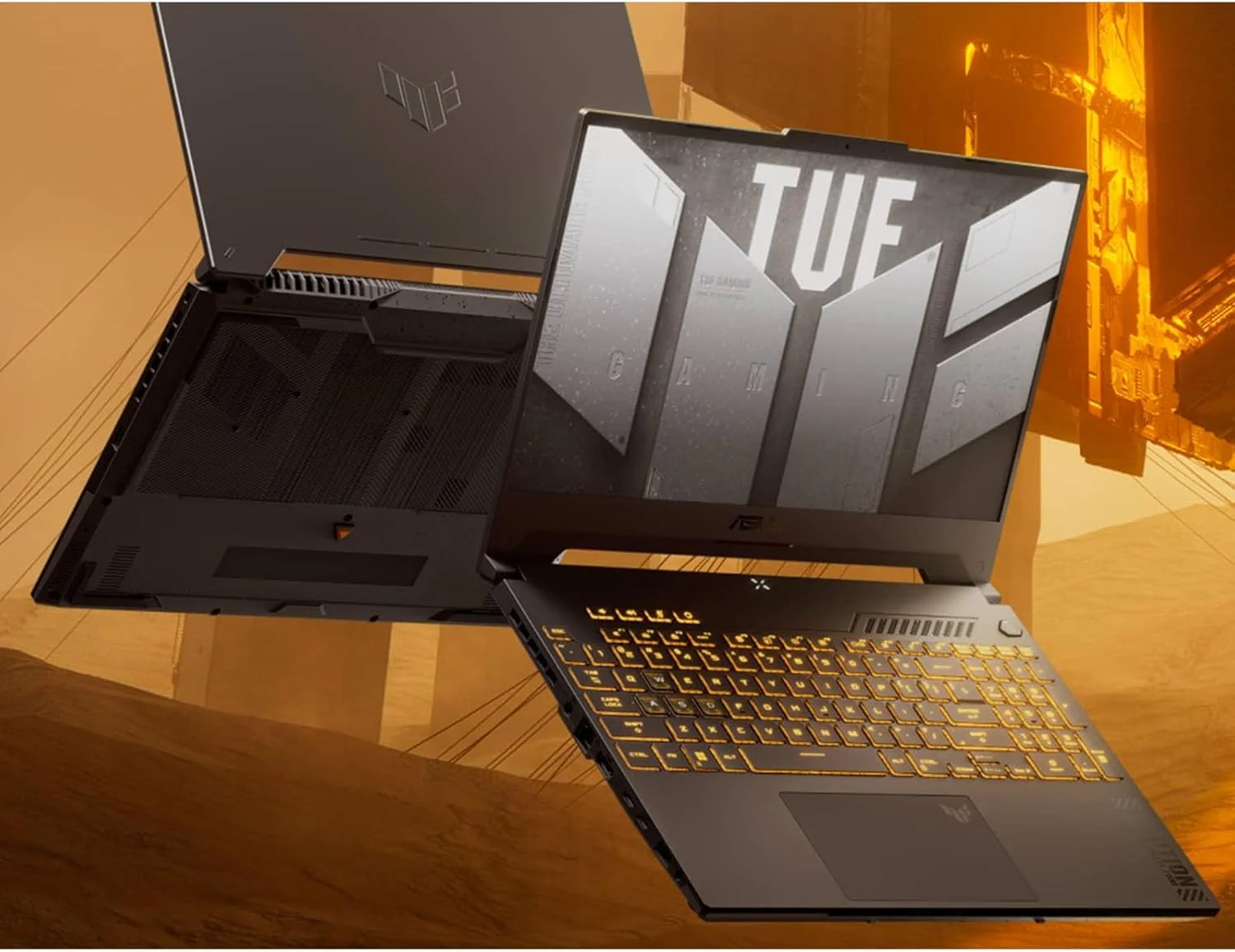لپ تاپ گیمینگ ایسوس TUF با کارت گرافیک RTX 4070 MUX 140W - پردازنده i7-13620H - صفحه نمایش 15.6 اینچی FHD IPS با پوشش 100% sRGB - کیبورد با نور پس زمینه RGB - رم 64 گیگابایتی - حافظه SSD PCIe 4 ترابایتی - G-SYNC - وب کم - پد موس - 2024