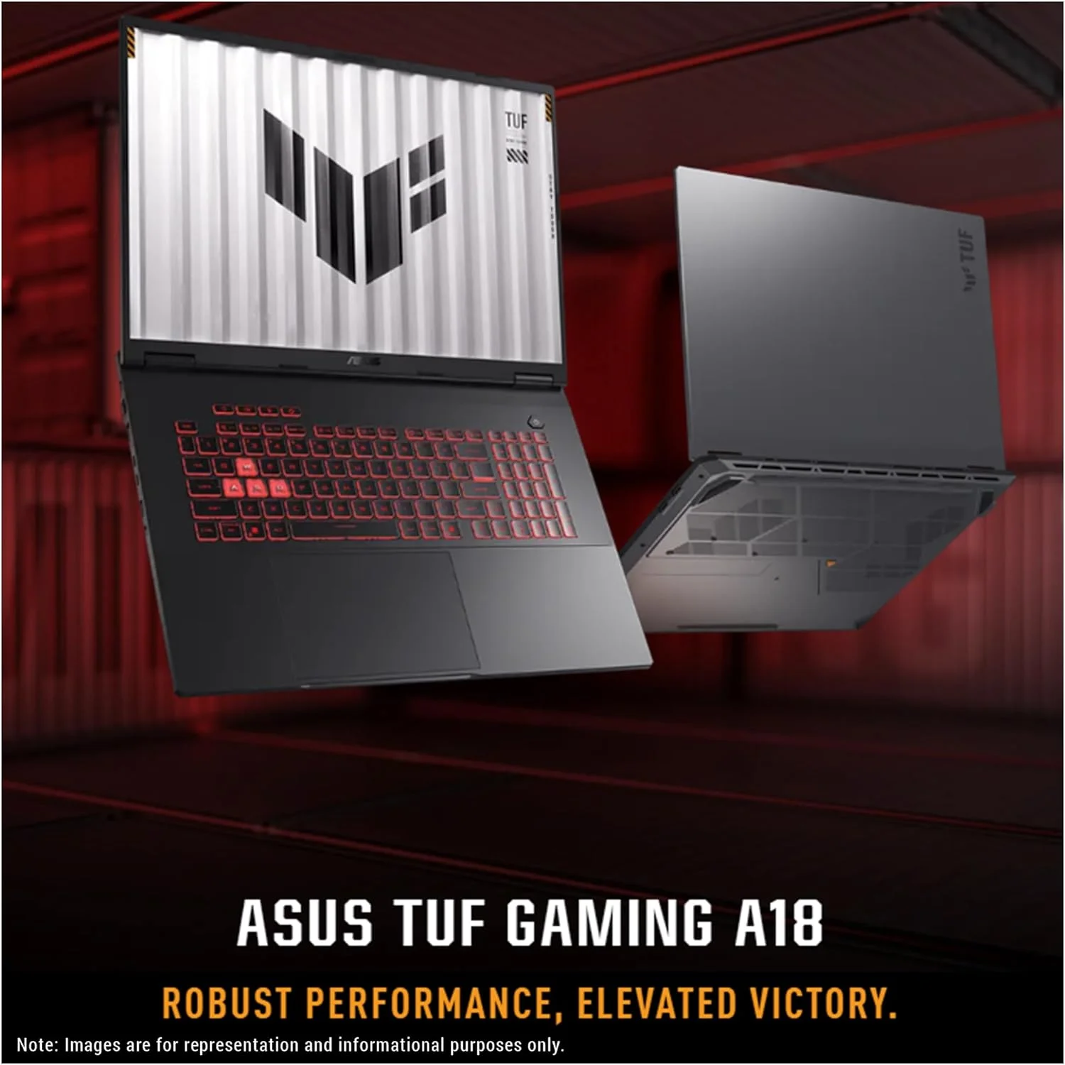 لپ تاپ گیمینگ ایسوس TUF A18، AMD Ryzen 7-260، رم 64 گیگابایتی DDR5، اس اس دی 4 ترابایتی PCle، نمایشگر 18 اینچی 2.5K (2560x1600) 240 هرتز، Nvidia G-Force RTX 5070، کیبورد چیکلت با نور پس زمینه RGB، ویندوز 11 پرو، خاکستری Jaeger