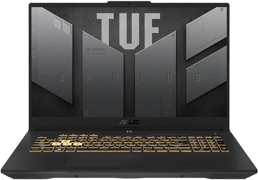 لپ تاپ ایسوس TUF Gaming F15 FX507ZC4، صفحه نمایش 15.6 اینچی FHD IPS 144 هرتز، پردازنده Intel Core i5-12500H، رم 8 گیگابایتی، SSD 512 گیگابایتی، کارت گرافیک Nvidia GeForce RTX 3050 4GB، کیبورد انگلیسی، DOS، خاکستری مکانیکی | 90NR0GW1-M00FL0