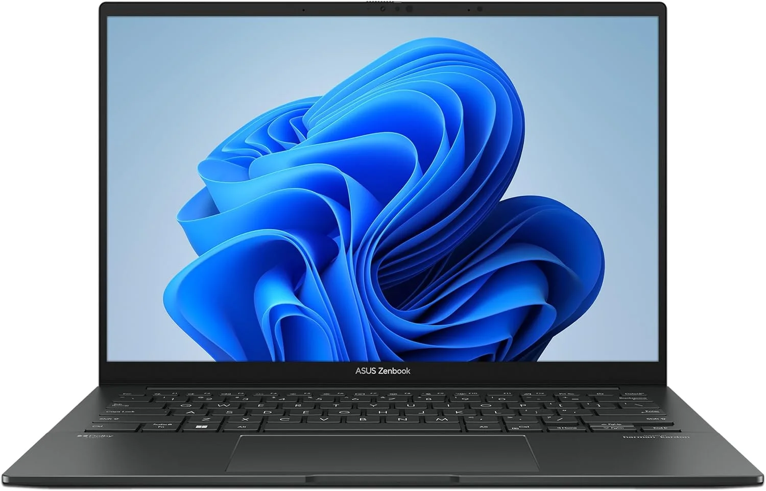 لپ تاپ اولترابوک ASUS Zenbook Q425MA 14 OLED نسخه Intel EVO، پردازنده 16 هسته ای Ultra 7 155H، رم 16 گیگابایت، حافظه SSD 1 ترابایت، صفحه نمایش لمسی 14 اینچی WUXGA OLED، کیبورد با نور پس زمینه، ویندوز 11 پرو، 2 پین US، خاکستری Jasper