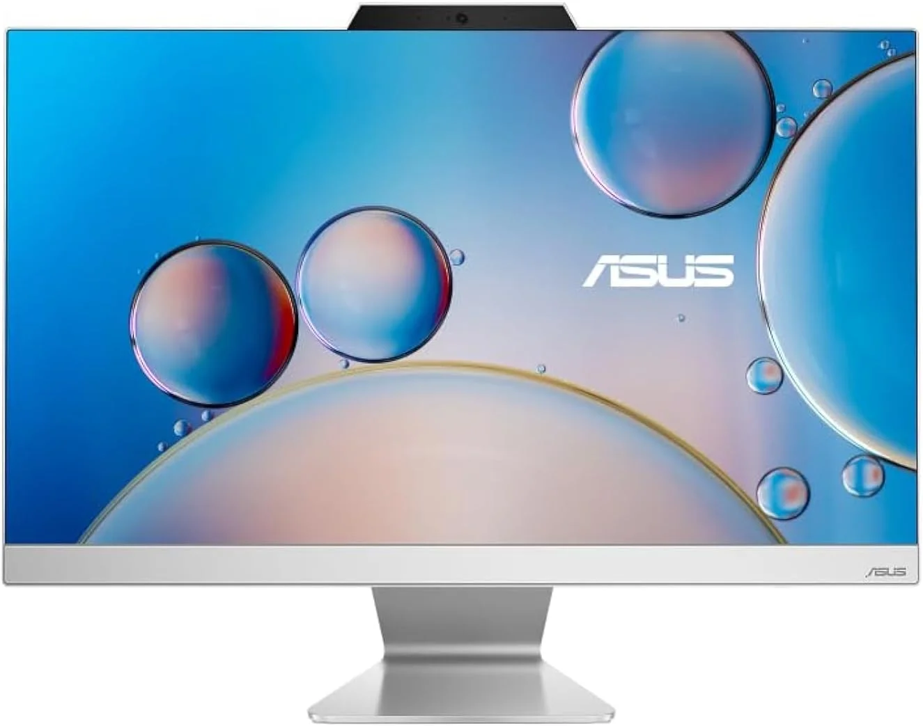 کامپیوتر همه کاره جدید ASUS 2024 سفید رنگ 24 اینچی، پردازنده نسل سیزدهم Intel i7، رم 16 گیگابایتی DDR 5، حافظه SSD NVMe 1 ترابایتی، ویندوز هوم، کیبورد و ماوس انگلیسی - عربی
