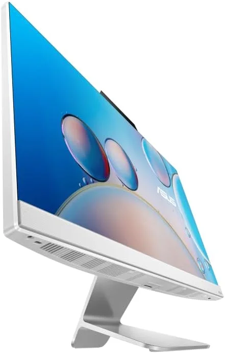 کامپیوتر همه کاره جدید ASUS 2024 سفید رنگ 24 اینچی، پردازنده نسل سیزدهم Intel i7، رم 16 گیگابایتی DDR 5، حافظه SSD NVMe 1 ترابایتی، ویندوز هوم، کیبورد و ماوس انگلیسی - عربی
