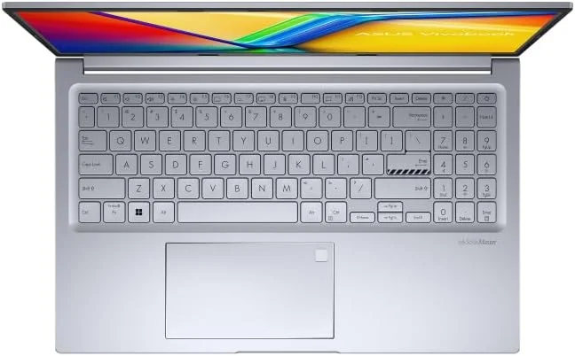 لپ تاپ ایسوس ویووبوک 15 X1504VA-NJ379 نسل سیزدهم اینتل Core i7-1355U با 16 گیگابایت رم DDR4، 512 گیگابایت SSD، صفحه نمایش 15.6 اینچی Full HD، گرافیک Intel UHD، نقره ای، کیبورد انگلیسی عربی، ویندوز 11 (قابل ارتقا) با 1 سال گارانتی