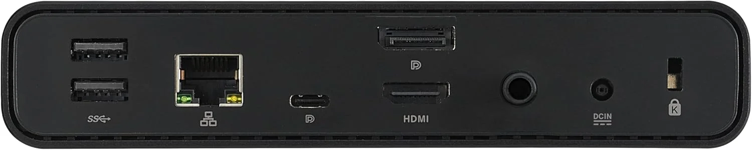 ایستگاه اتصال ایسوس DC300 - برای ماوس، کیبورد، مانیتور، نوت بوک - قابلیت شارژ - کارت خوان حافظه - SD - 150 وات - USB Type C - پشتیبانی از 3 نمایشگر - 4K - 3840 x 2160 - 6 پورت USB - 3 عدد