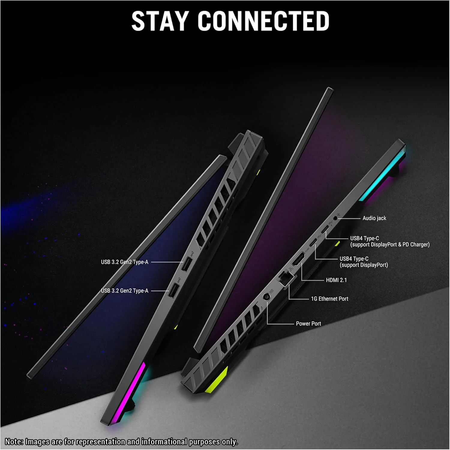 لپ تاپ گیمینگ ایسوس ROG Strix G16، پردازنده AMD Ryzen 9-9955HX، رم 64 گیگابایتی DDR5، حافظه SSD 4 ترابایتی PCIe، صفحه نمایش 16 اینچی WUXGA (1920x1200) 165 هرتز، کارت گرافیک Nvidia G-Force RTX 5060، کیبورد RGB 4 ناحیه ای، ویندوز 11 پرو، خاکستری تیره