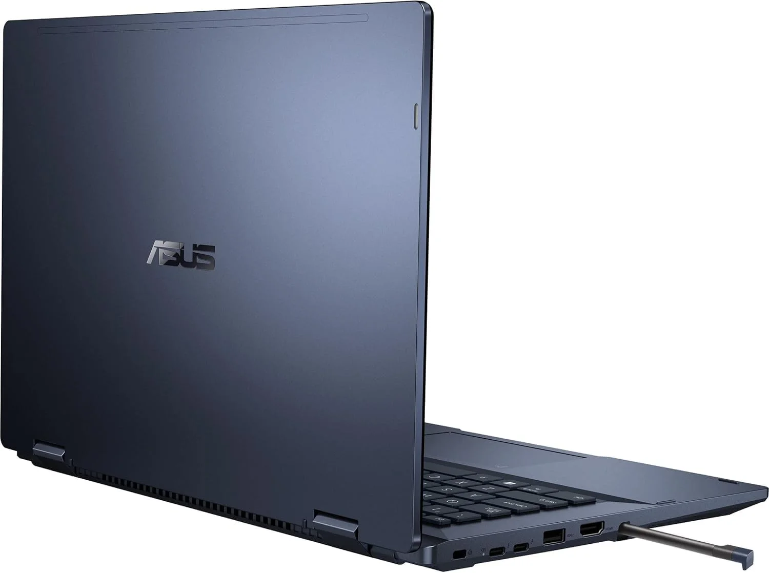 لپ تاپ 2 در 1 ایسوس ExpertBook B3 Flip، صفحه نمایش لمسی 14 اینچی FHD، پردازنده Intel Core i7-1355U، رم 16 گیگابایتی DDR4، حافظه SSD 512 گیگابایتی PCIe 4.0، گرافیک Iris Xe، صفحه کلید با نور پس زمینه، پشتیبانی از قلم