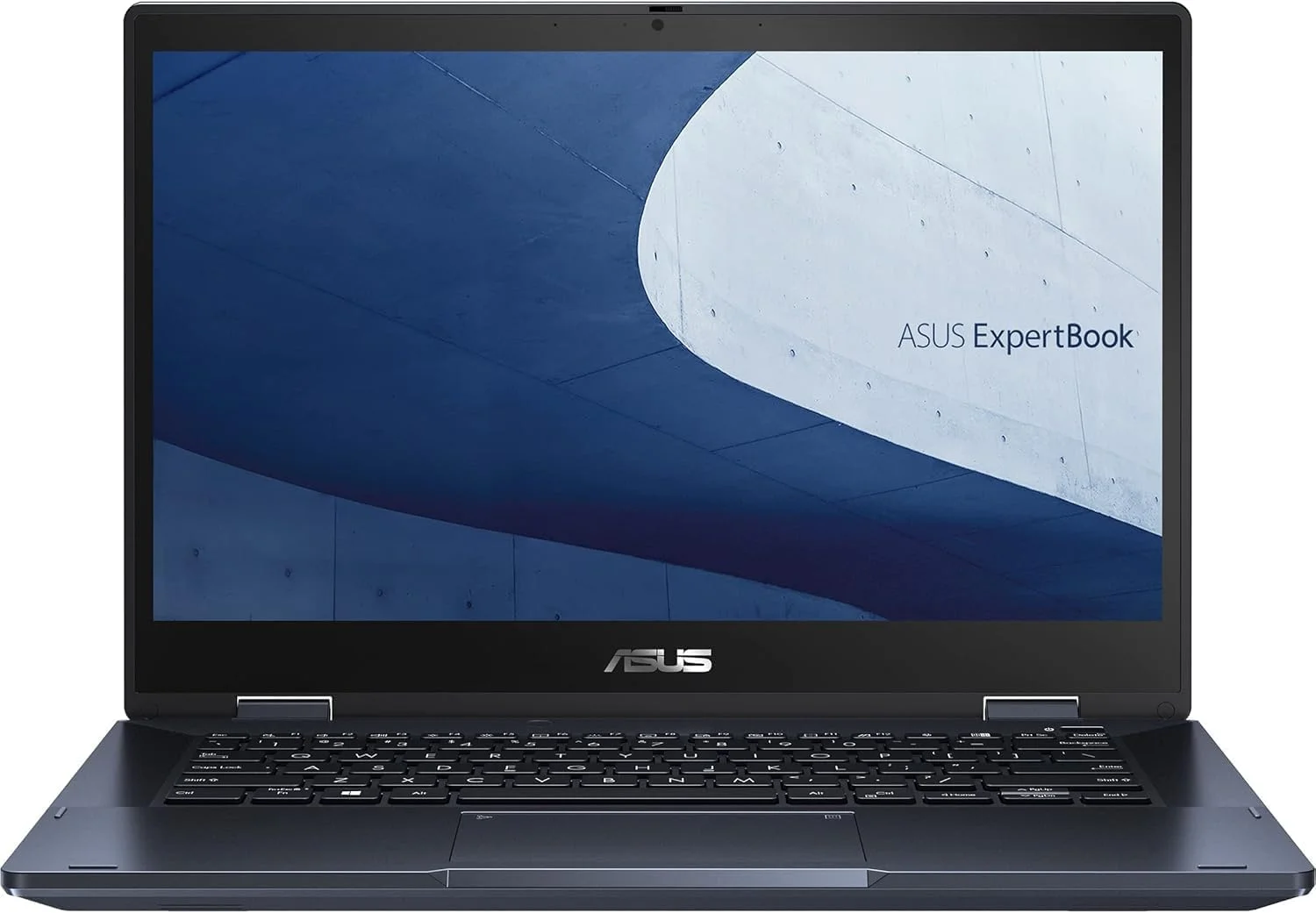 لپ تاپ 2 در 1 ایسوس ExpertBook B3 Flip، صفحه نمایش لمسی 14 اینچی FHD، پردازنده Intel Core i7-1355U، رم 16 گیگابایتی DDR4، حافظه SSD 512 گیگابایتی PCIe 4.0، گرافیک Iris Xe، صفحه کلید با نور پس زمینه، پشتیبانی از قلم
