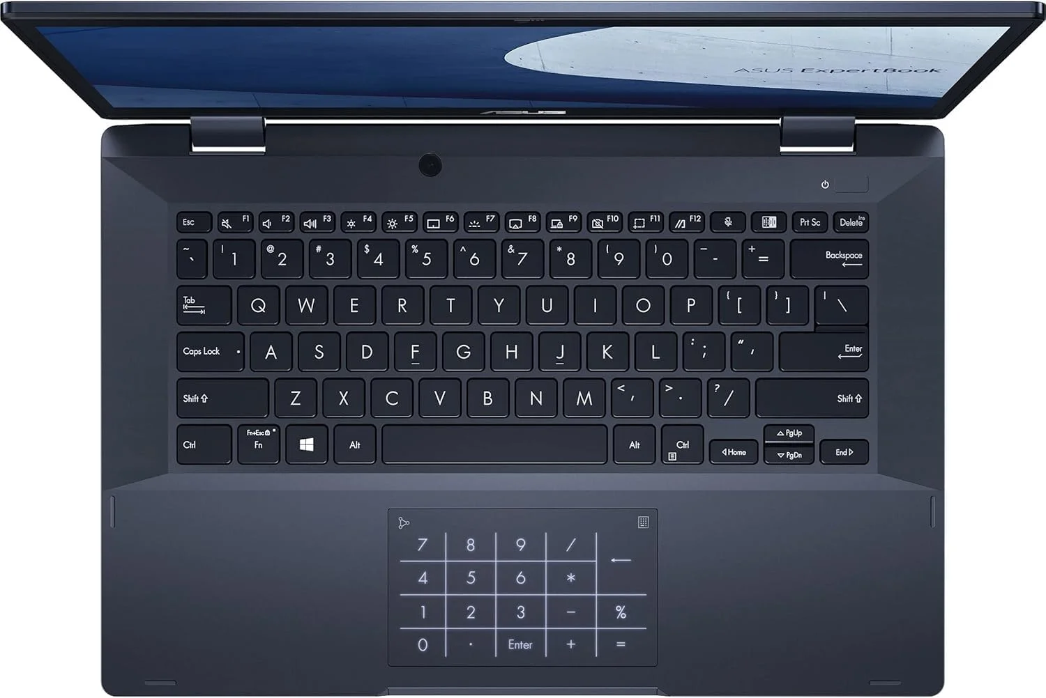 لپ تاپ 2 در 1 ایسوس ExpertBook B3 Flip، صفحه نمایش لمسی 14 اینچی FHD، پردازنده Intel Core i7-1355U، رم 16 گیگابایتی DDR4، حافظه SSD 512 گیگابایتی PCIe 4.0، گرافیک Iris Xe، صفحه کلید با نور پس زمینه، پشتیبانی از قلم