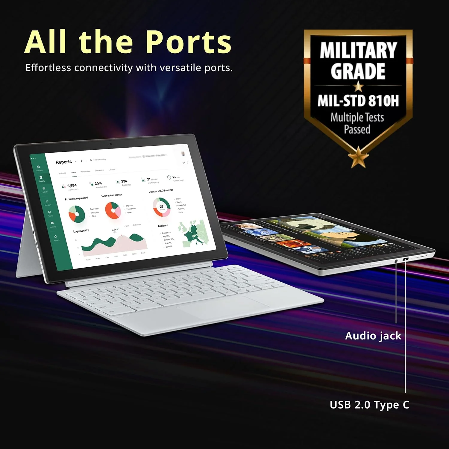 لپ تاپ کروم بوک 14 اینچی ASUS، پردازنده Intel M3-8100Y، رم 8 گیگابایتی، SSD 64 گیگابایتی، گرافیک Intel HD، کیبورد با نور پس زمینه، وب کم HD، سیستم عامل Chrome، نقره ای، کارت USB Hotface 128 گیگابایتی لپ تاپ کروم بوک 14 اینچی ASUS، پردازنده Intel M3-8100Y، رم 8 گیگابایتی، SSD 64 گیگابایتی، گرافیک Intel HD، کیبورد با نور پس زمینه، وب کم HD، سیستم عامل Chrome، نقره ای، کارت USB Hotface 128 گیگابایتی