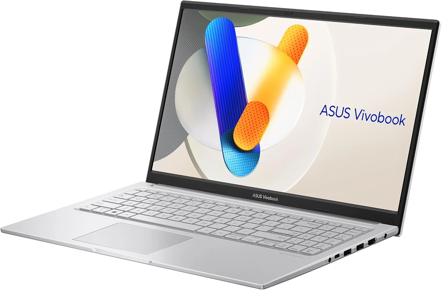لپ تاپ ایسوس ویووبوک 15 مدل 15.6 اینچی FHD، پردازنده نسل 12 اینتل Core i7-1255U، رم 16 گیگابایت DDR4، حافظه SSD 1 ترابایت NVMe، گرافیک Intel Iris Xe، نقره ای خنک، ویندوز 11 پرو، کیبورد انگلیسی [X1504ZA-NJ247]