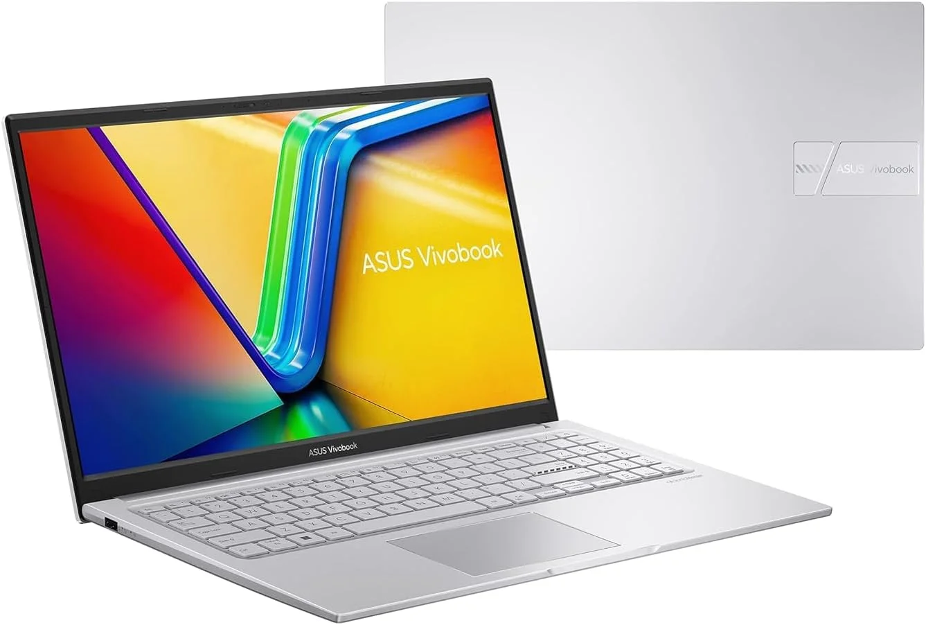 لپ تاپ ایسوس Vivobook X1504ZA-NJ303W / 15.6 اینچ FHD / پردازنده Intel Core i5 1235U / 8 گیگابایت رم DDR4 / 512 گیگابایت SSD ویندوز 11 کیبورد عربی-انگلیسی (ارتقا یافته) 1 سال گارانتی فروشنده