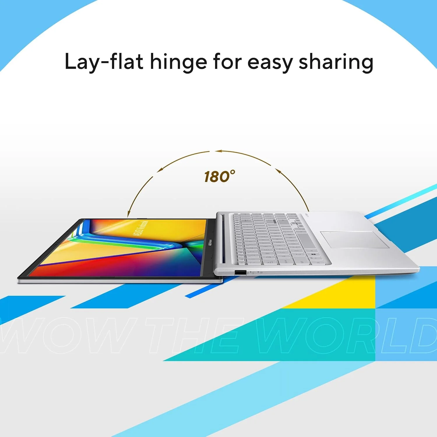 لپ تاپ ایسوس Vivobook X1504ZA-NJ303W / 15.6 اینچ FHD / پردازنده Intel Core i5 1235U / 8 گیگابایت رم DDR4 / 512 گیگابایت SSD ویندوز 11 کیبورد عربی-انگلیسی (ارتقا یافته) 1 سال گارانتی فروشنده