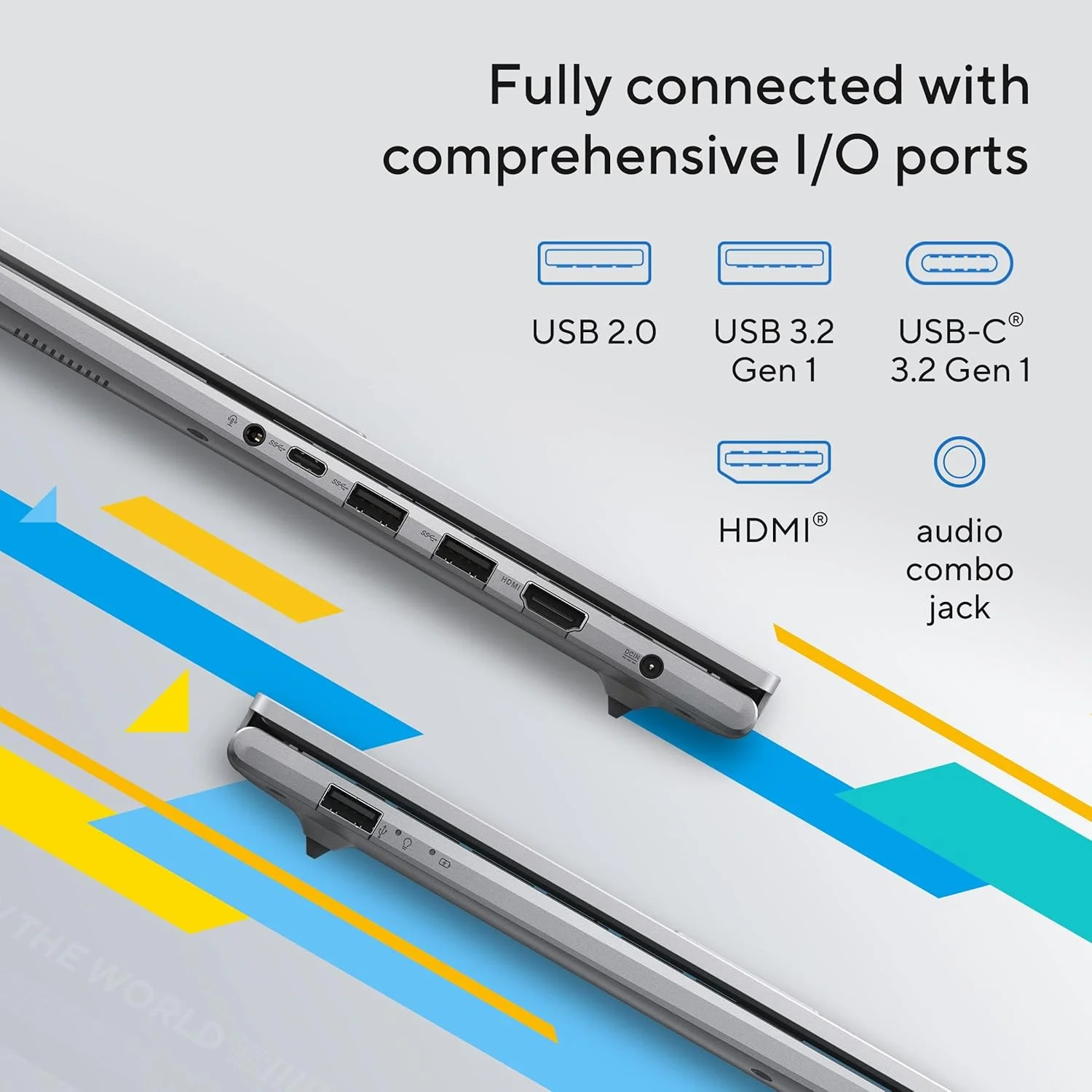 لپ تاپ ایسوس Vivobook X1504ZA-NJ303W / 15.6 اینچ FHD / پردازنده Intel Core i5 1235U / 8 گیگابایت رم DDR4 / 512 گیگابایت SSD ویندوز 11 کیبورد عربی-انگلیسی (ارتقا یافته) 1 سال گارانتی فروشنده