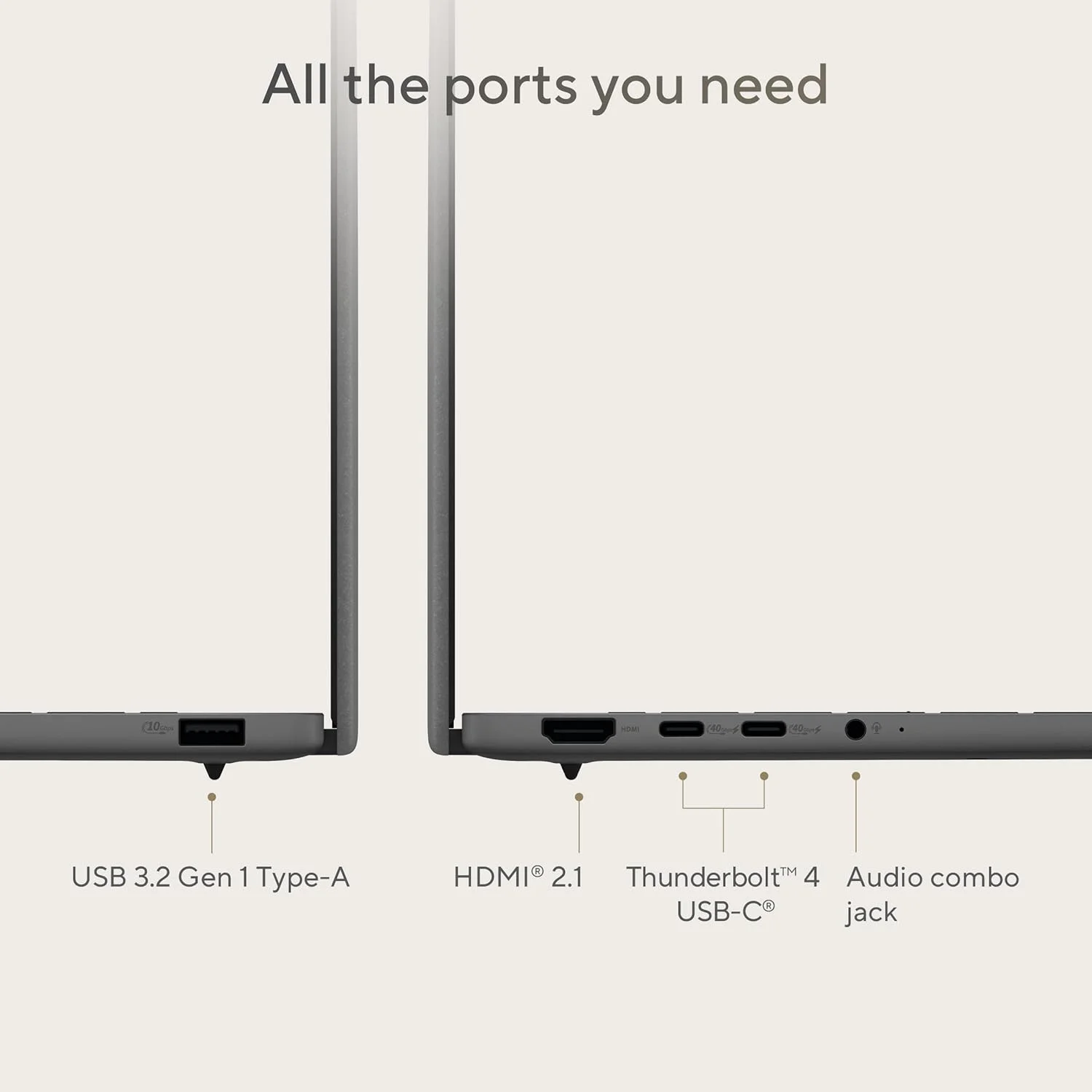 ایسوس Zenbook 14 UX3407QA-QD180W / Snapdragon X X126100 Purwa SE / 16 گیگابایت رم / 1 ترابایت SSD / 14 WUXGA (1920x1200) OLED / ویندوز 11 هوم، کیبورد انگلیسی/عربی - Zabriskie Beige