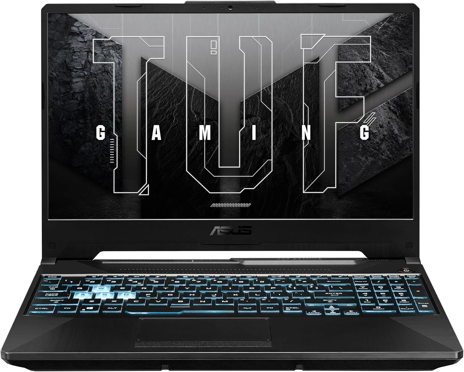 لپ تاپ گیمینگ ایسوس TUF Gaming A15 FA506NCR-HN044W AMD R7-7435HS/16GB RAM/512GB SSD/NVIDIA GeForce RTX 3050 4GB/15.6 FHD(1920x1080) 144Hz/Windows11 Home/1-Zone RGB/Eng-Arb Keyboard - Graphite Black