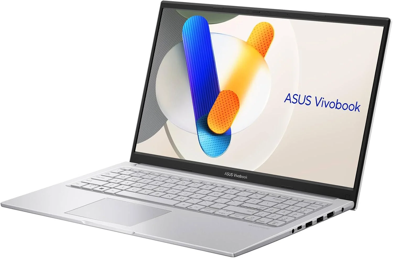 لپ تاپ ASUS Vivobook 15 X1504VA، صفحه نمایش 15.6 اینچی FHD 60 هرتز، پردازنده Intel Core i3-1315U، رم 8 گیگابایتی، SSD 512 گیگابایتی، گرافیک Intel UHD، صفحه کلید انگلیسی/عربی، ویندوز 11، نقره ای خنک