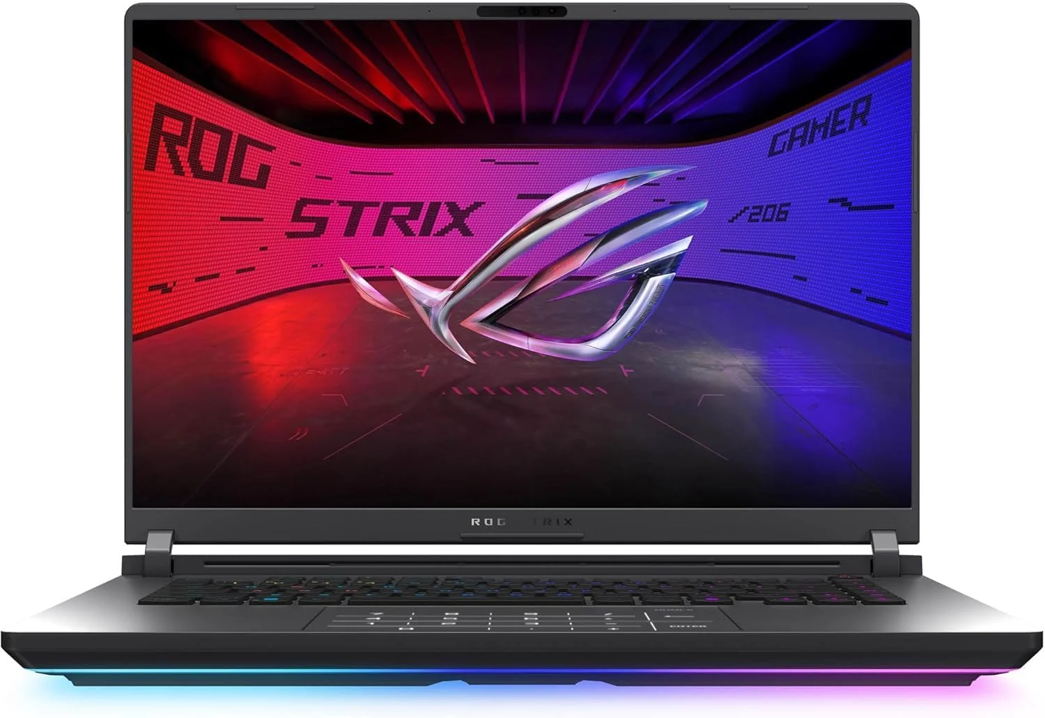 لپ تاپ گیمینگ ایسوس ROG STRIX G16 (2025)، نوت بوک گیمینگ I7-14650HX، NVIDIA GEFORCE RTX 5060 (8GB GDDR7)، رم 32 گیگابایتی DDR5، اس اس دی 1 ترابایتی، صفحه نمایش 16 اینچی FHD با THUNDERBOLT 5، BT 5.4، کیبورد RGB، WIFI 7