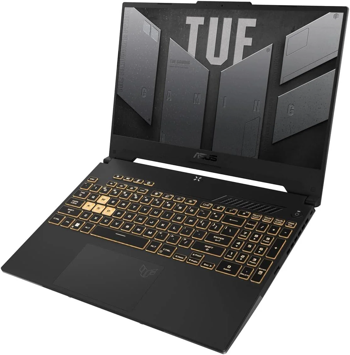 لپ تاپ ایسوس TUF Gaming A15 (2024) AMD Ryzen 5-7535HS / صفحه نمایش 15.6 اینچ FHD 144Hz / 1 ترابایت SSD / 32 گیگابایت رم / 4 گیگابایت گرافیک NVIDIA GeForce RTX 3050 / ویندوز 11 کیبورد انگلیسی / مشکی گرافیتی