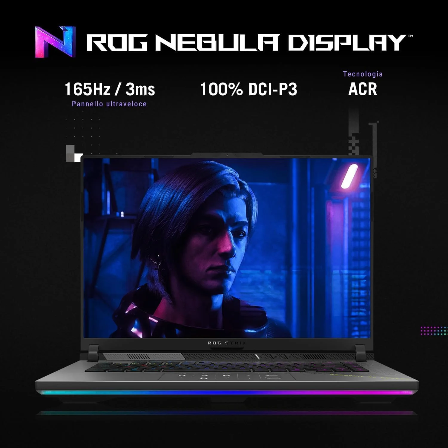 لپ تاپ گیمینگ ایسوس ROG STRIX G16 (2025)، نوت بوک گیمینگ I7-14650HX، NVIDIA GEFORCE RTX 5060 (8GB GDDR7)، رم 32 گیگابایتی DDR5، اس اس دی 1 ترابایتی، صفحه نمایش 16 اینچی FHD با THUNDERBOLT 5، BT 5.4، کیبورد RGB، WIFI 7