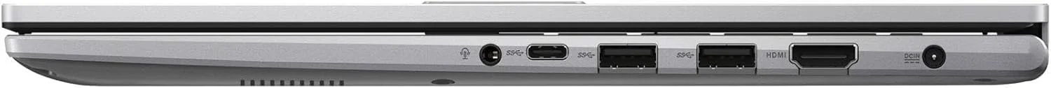 لپ تاپ ASUS Vivobook 15 X1504VA، صفحه نمایش 15.6 اینچی FHD 60 هرتز، پردازنده Intel Core i3-1315U، رم 8 گیگابایتی، SSD 512 گیگابایتی، گرافیک Intel UHD، صفحه کلید انگلیسی/عربی، ویندوز 11، نقره ای خنک