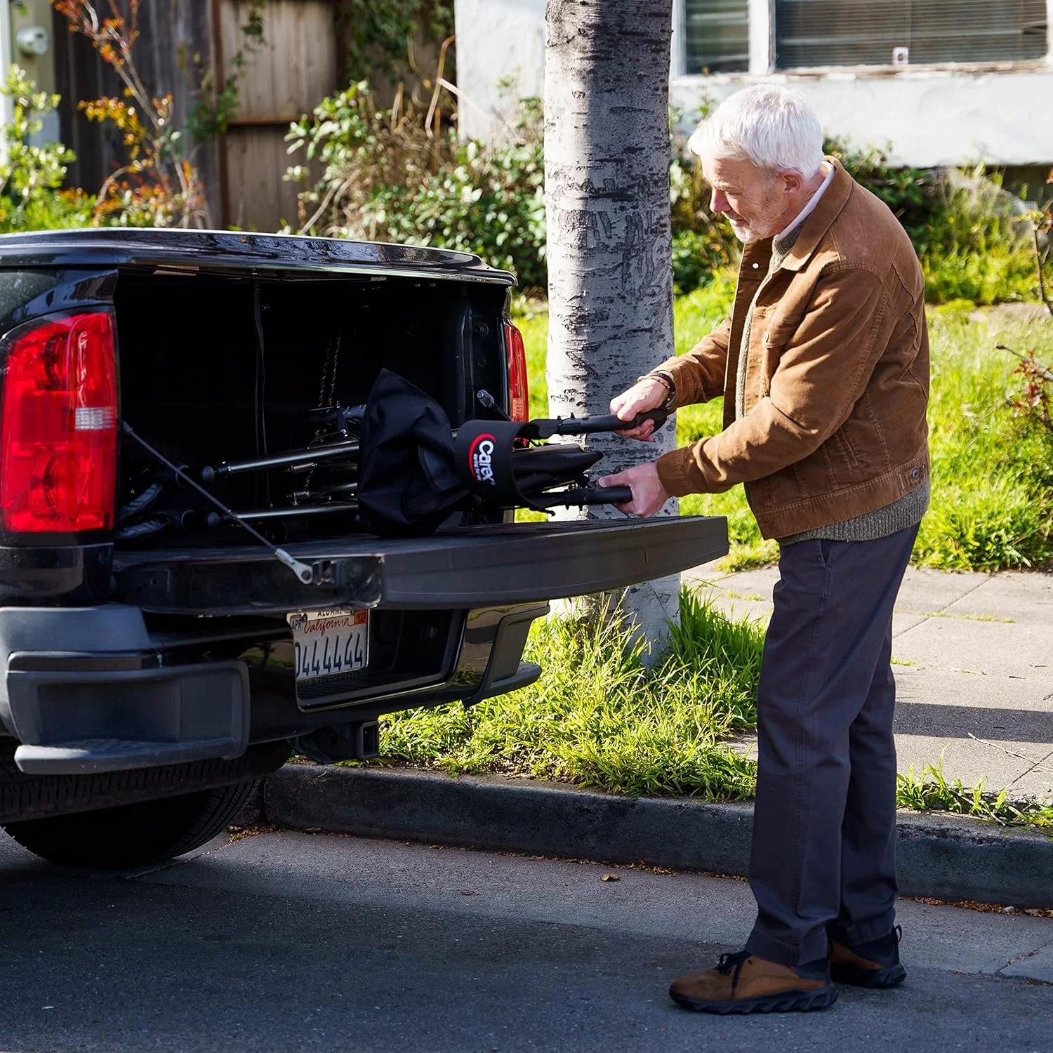 رولیتور واکر چرخدار Carex Crosstour - واکر چرخدار با صندلی - تاشو، رولیتور سبک اروپایی، واکر 4 چرخ برای سالمندان - ظرفیت 300 پوند، واکر با صندلی برای سالمندان