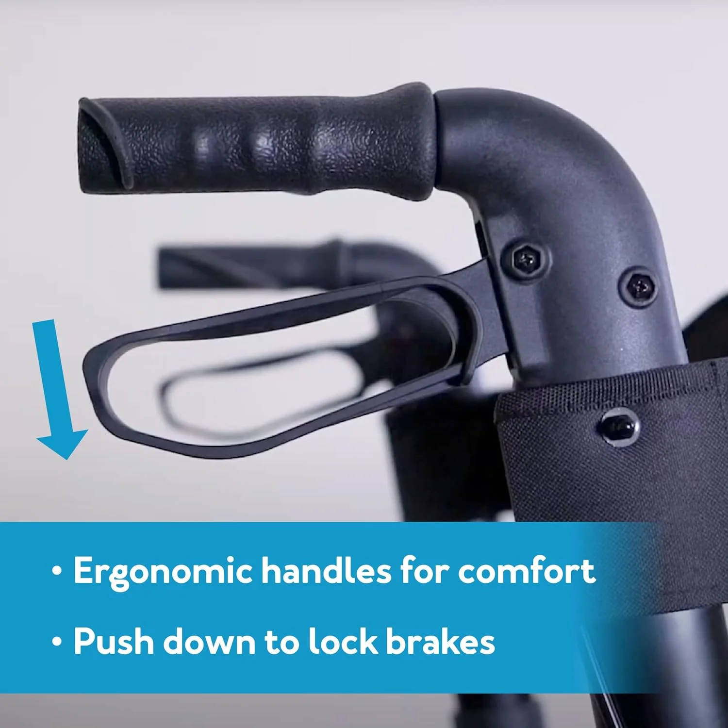 رولیتور واکر چرخدار Carex Crosstour - واکر چرخدار با صندلی - تاشو، رولیتور سبک اروپایی، واکر 4 چرخ برای سالمندان - ظرفیت 300 پوند، واکر با صندلی برای سالمندان