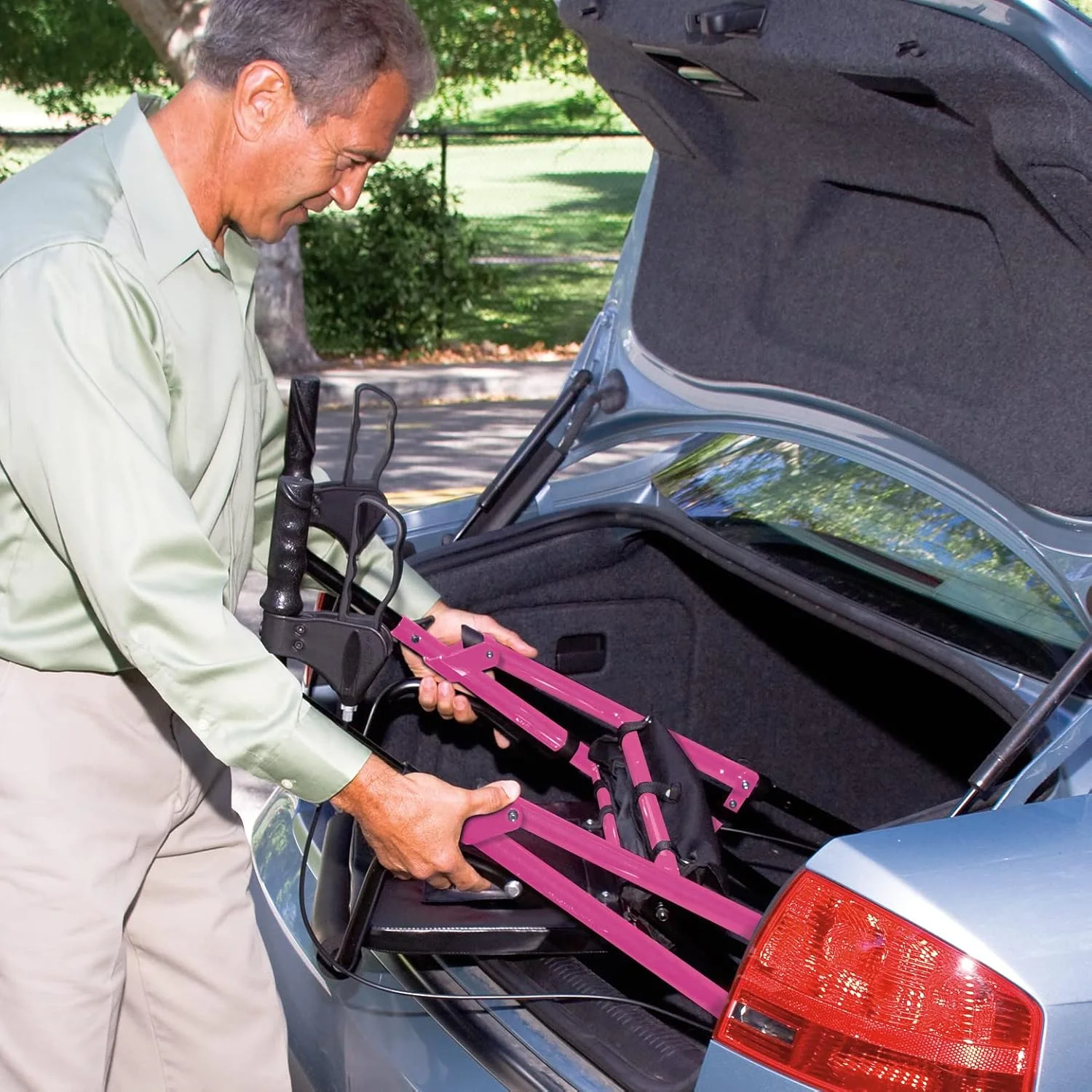 واکر چرخدار آلومینیومی Carex Step 'N Rest برای سالمندان، صورتی - واکر رولیتور با صندلی - با پشتی، چرخ های 6 اینچی، تحمل وزن 250 پوند، سبک وزن واکر چرخدار آلومینیومی Carex Step 'N Rest برای سالمندان، صورتی - واکر رولیتور با صندلی - با پشتی، چرخ های 6 اینچی، تحمل وزن 250 پوند، سبک وزن