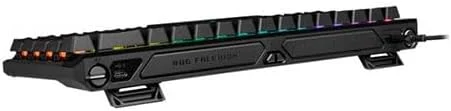 کیبورد گیمینگ آنالوگ ایسوس ROG Falchion Ace HFX با سوئیچ مغناطیسی 65% ROG HFX، پد لمسی ضبط سریع، نرخ نمونه‌برداری 8000 هرتز، محفظه میرایی پنج لایه، کلیدهای ABS، اسپانیایی QWERTY