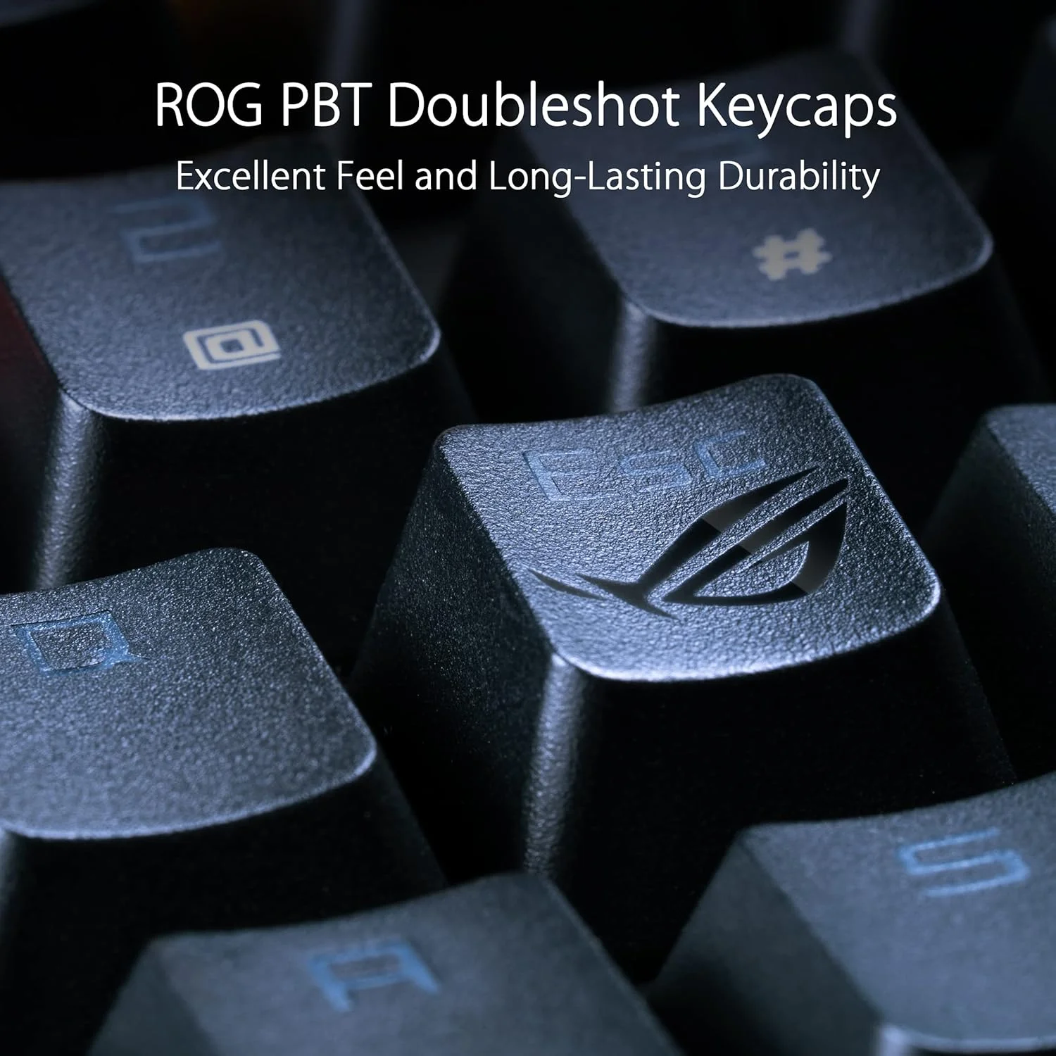کیبورد گیمینگ 80% ایسوس ROG Strix Scope RX TKL Wireless Deluxe، اتصال سه حالته (RF 2.4 گیگاهرتز، بلوتوث، سیمی)، سوییچ‌های مکانیکی اپتیکال ROG RX آبی، کلیدهای PBT، نورپردازی RGB، استراحتگاه مچ دست، مشکی